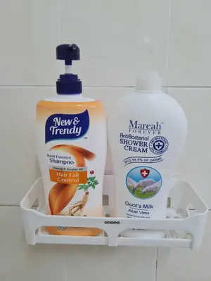 two bottles of synergy shower cream and a bottle of repellent at Air-home No135 Kampung Boyan, 3BR, 6pax Netflix in Taiping