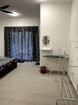 a room with a bedroom with a bed and a window at Azzalea Homes 6 @ Taman Golden Hills Cameron Highlands in Tanah Rata