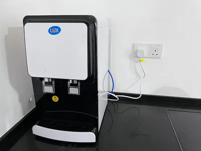 a wii machine is hooked up to a wall at METROPOL SERVICED APARTMENT at Bukit Mertajam, Pulau Pinang in Bukit Mertajam
