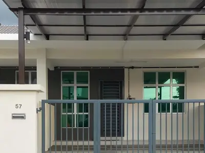 awning over a porch of a house at Kerian Putra Muslimstay in Parit Buntar