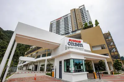 a building with a sign that reads survival queen at Ipoh Tambun Lost World Onsen by Verve in Tambun