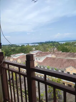 a view of a city from a balcony at Sofea Inn Bukit Merah - Suria A7727 in Kampong Selemat