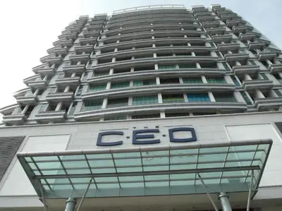 a large building with the cec logo on it at 6PAX NEAR USM n PANTAI HOSPITAL n SPI CE ARENA in Bayan Lepas