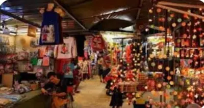 a store filled with lots of stuffed animals and other items at Have a pleasant stay with Bayu Emas Homestay in Batu Ferringhi